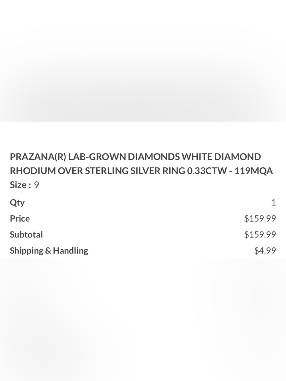 0.33CTW Lab-Grown White Diamond Band Ring Rhodium over 925 Sterling Silver Sz9 - Picture 9 of 10